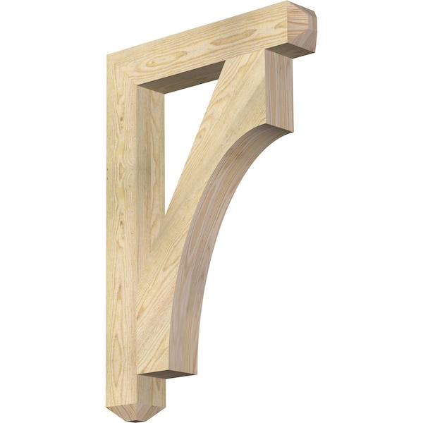 Ekena Millwork Westlake Craftsman Rough Sawn Bracket, Douglas Fir, 4"W x 24"D x 36"H BKT04X24X36WTL04RDF - main